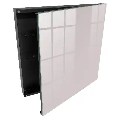 Boîte à clés abstraction dans une élégance rose et grise