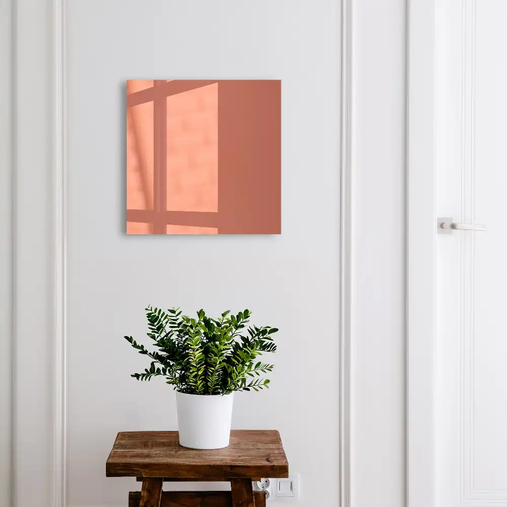 Boîte à clés murale intérieur orange intense chaleureux et audacieux