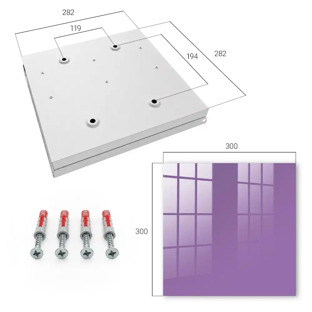 Boîte à clés élégance minimalisme et expressivité de la couleur violette