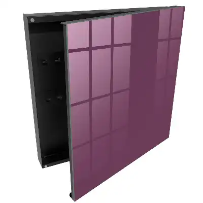Armoire à clés nuance de violet foncé texture uniforme