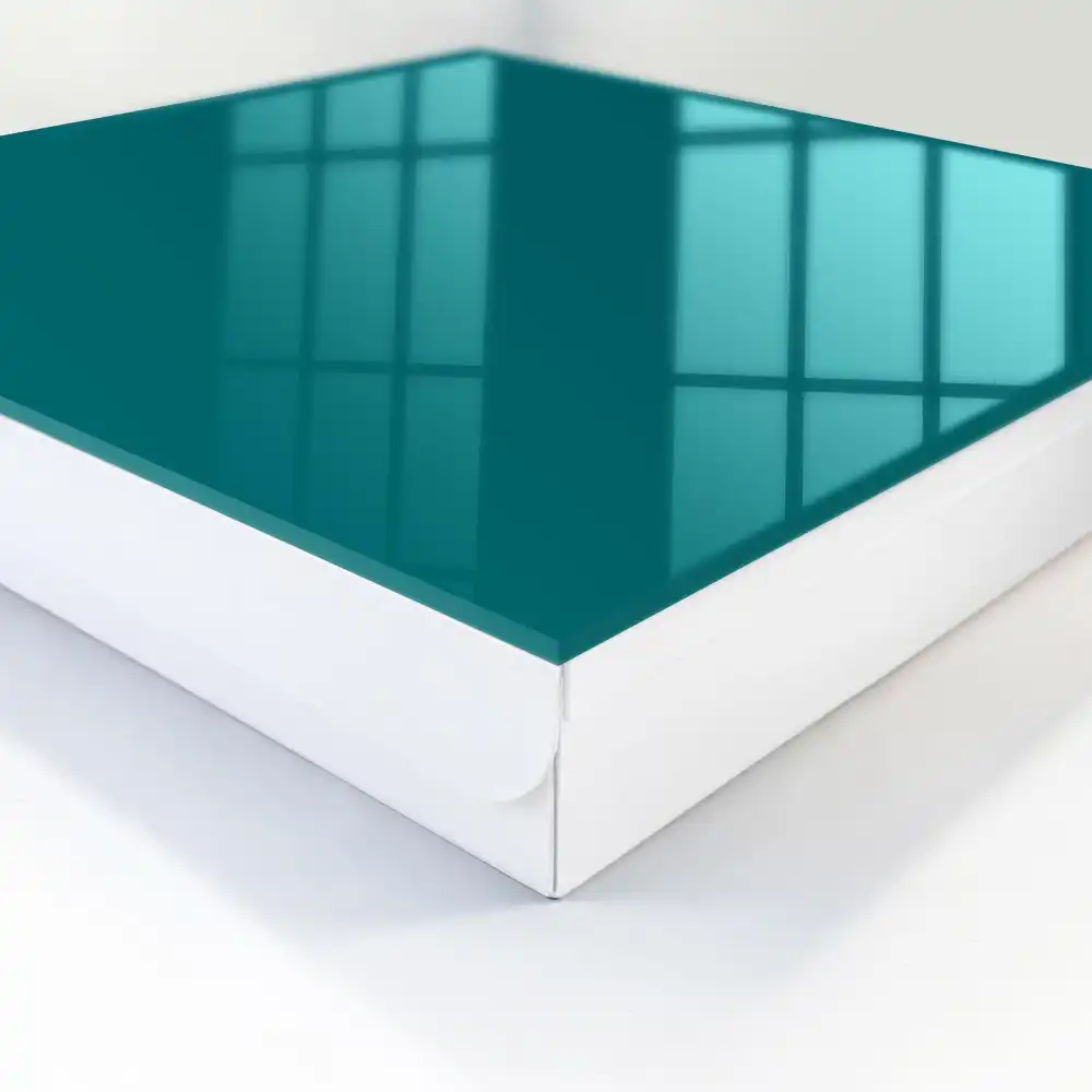 Boîte à clés murale turquoise caractère géométrique élégance modernité