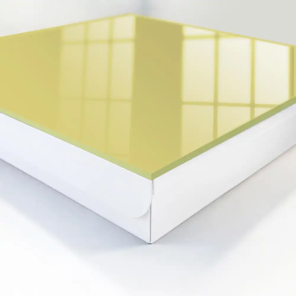 Boîte à clés jaune intense parfait pour les minimalistes