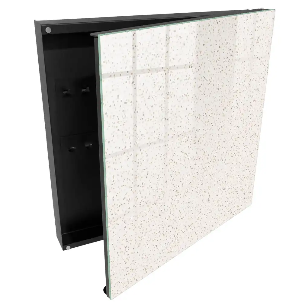 Armoire à clés pois subtils motif délicat élégance