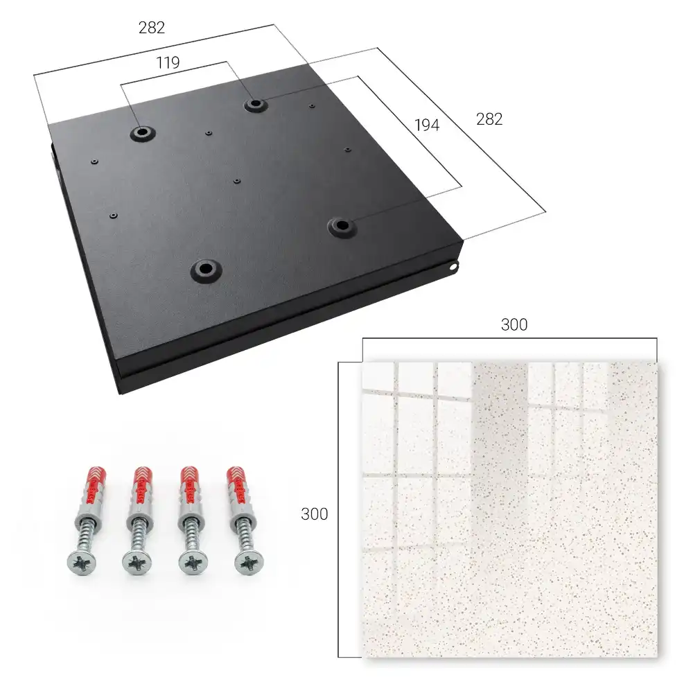 Armoire à clés pois subtils motif délicat élégance