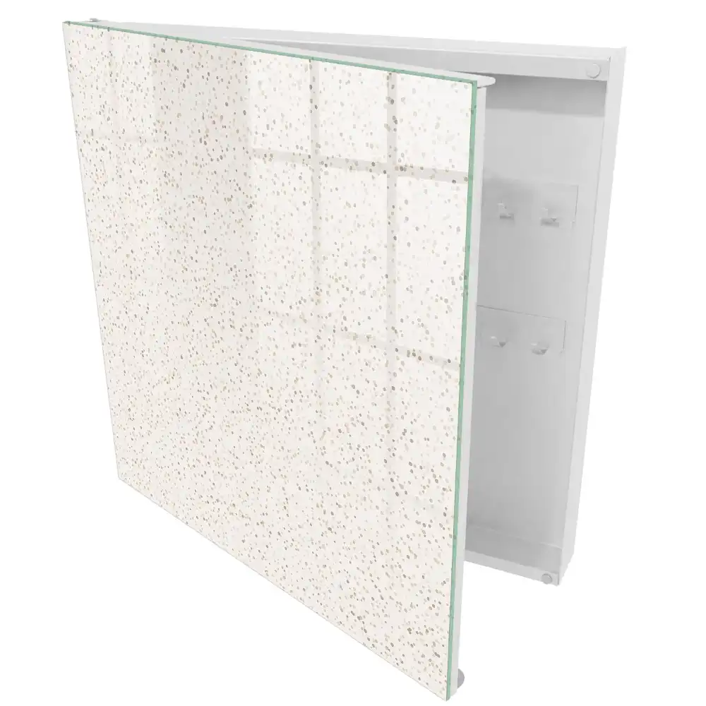 Armoire à clés pois subtils motif délicat élégance