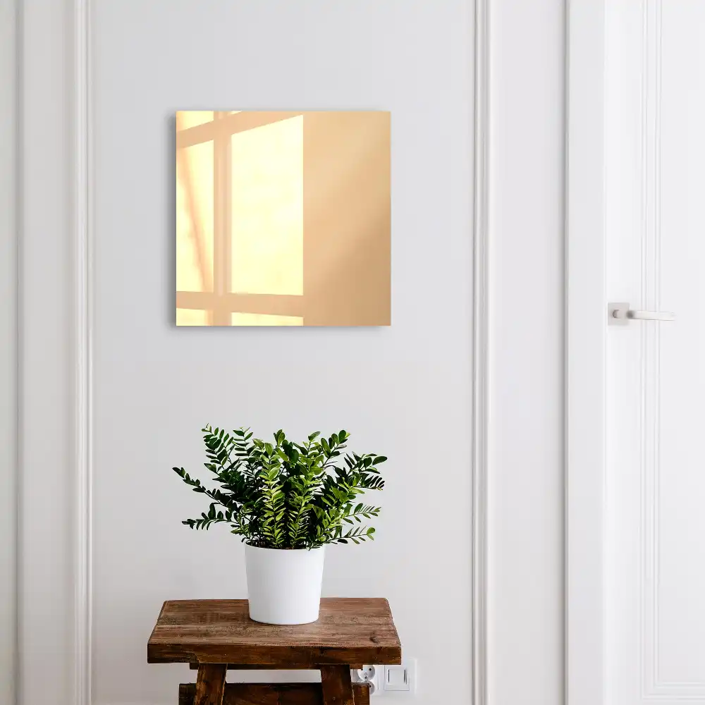 Armoire à clés beige chaud et minimaliste élégant