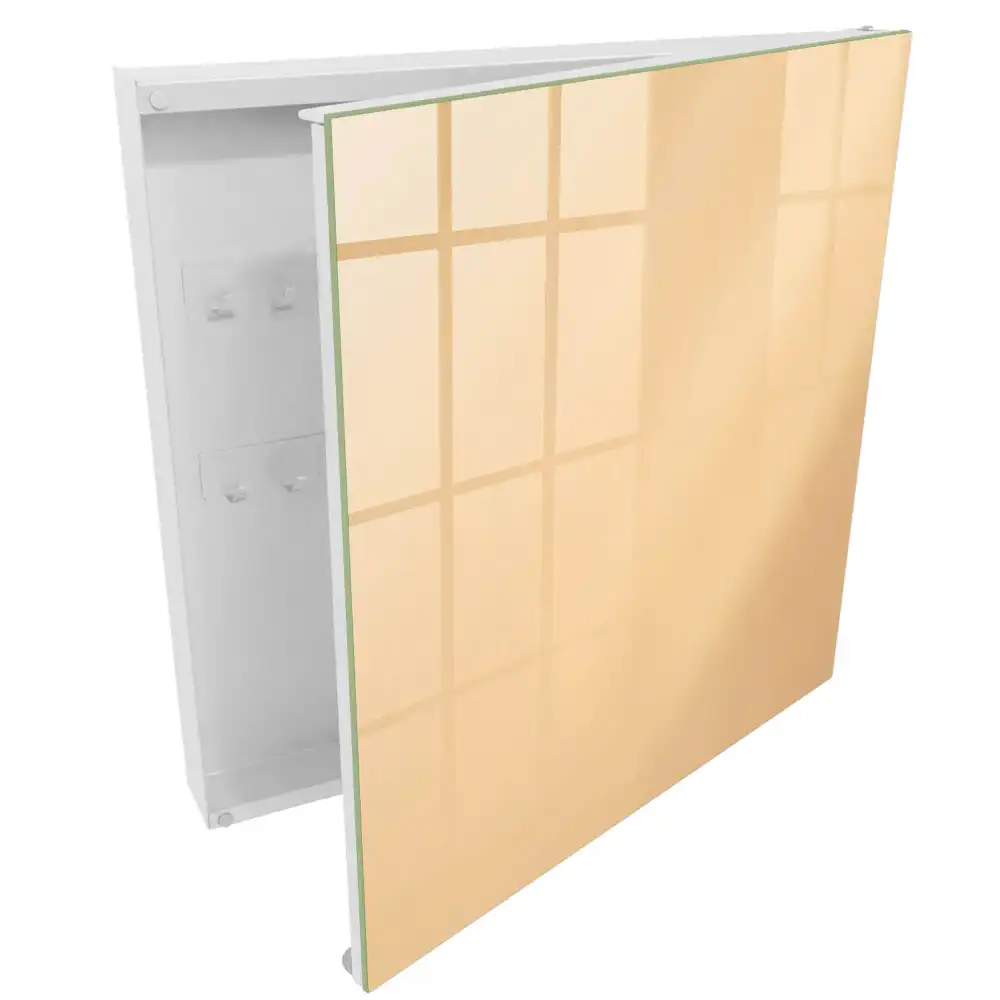 Armoire à clés beige chaud et minimaliste élégant