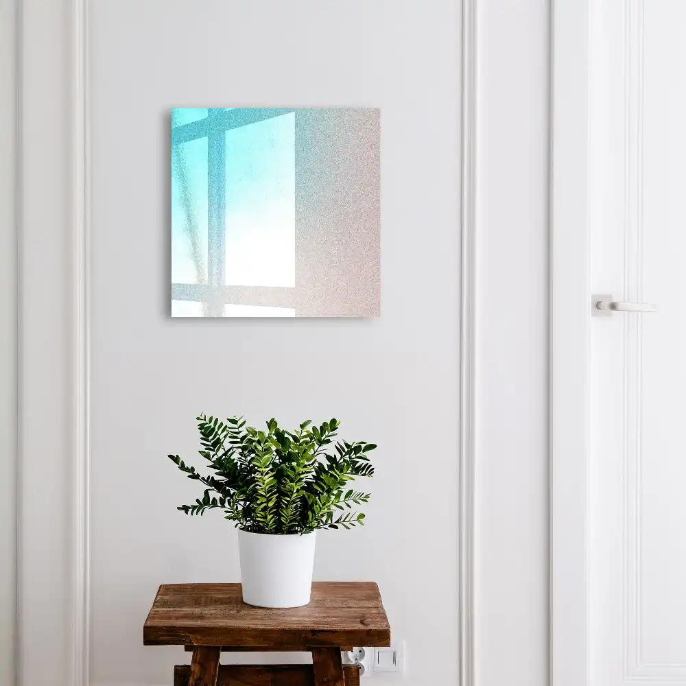 Boîte à clés murale un subtil dégradé de teintes pastel pour le ciel