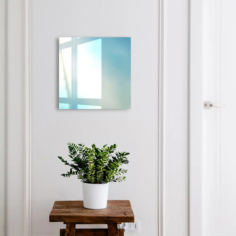 Armoire à clés une aquarelle apaisante bleue et blanche