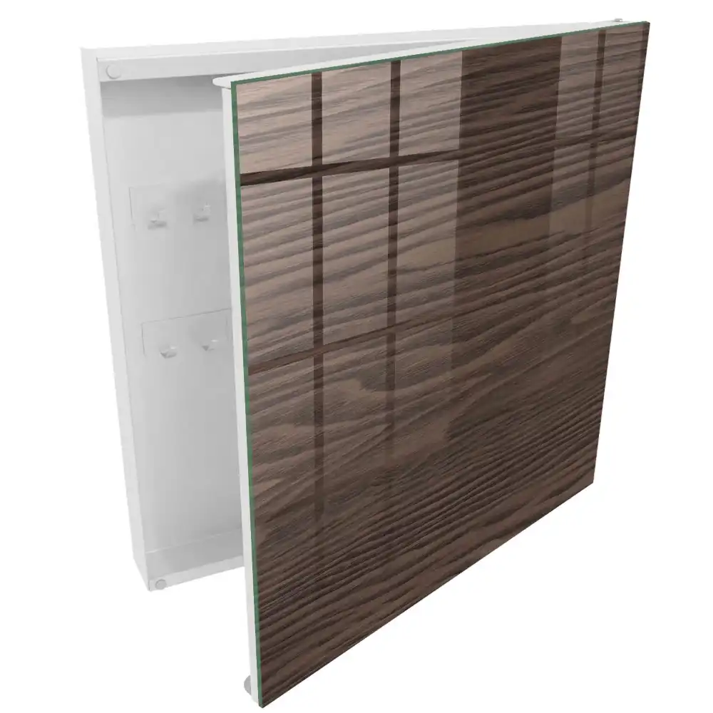 Boîte à clés structure en bois aux teintes brun chaud