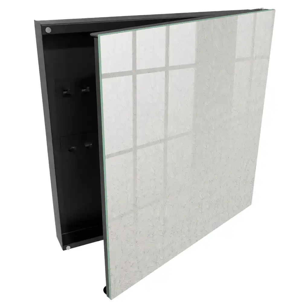 Boîte à clés murale motifs végétaux subtils et style minimaliste