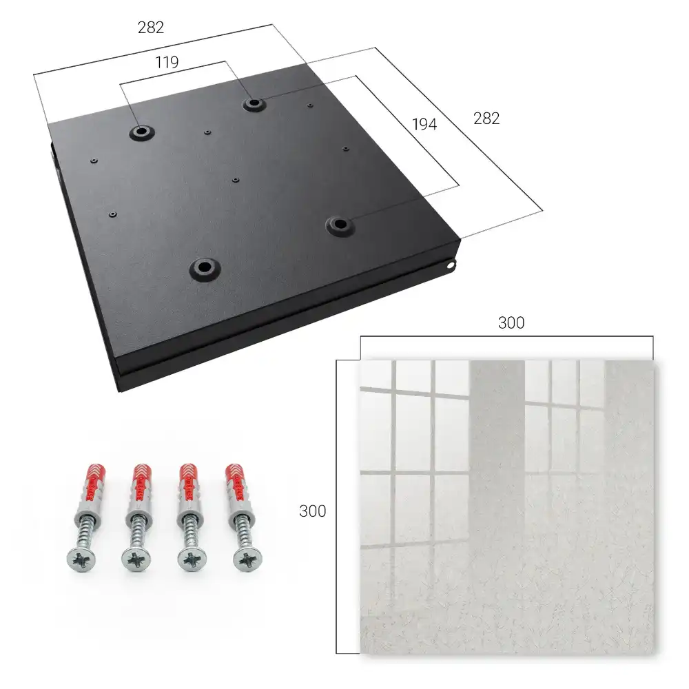 Boîte à clés murale motifs végétaux subtils et style minimaliste