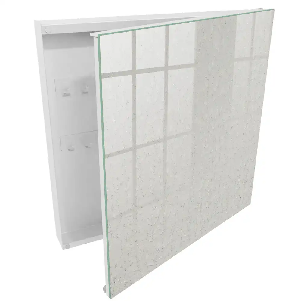 Boîte à clés murale motifs végétaux subtils et style minimaliste