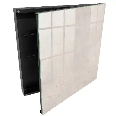 Armoire à clés une structure subtile et neutre pleine d'élégance