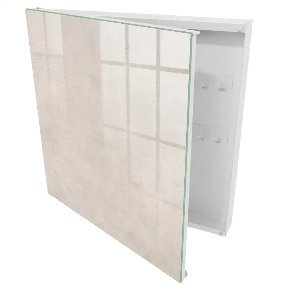Armoire à clés une structure subtile et neutre pleine d'élégance