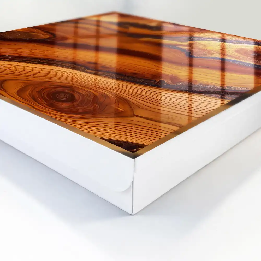 Armoire à clés les vagues organiques du bois enchantent par leur harmonie