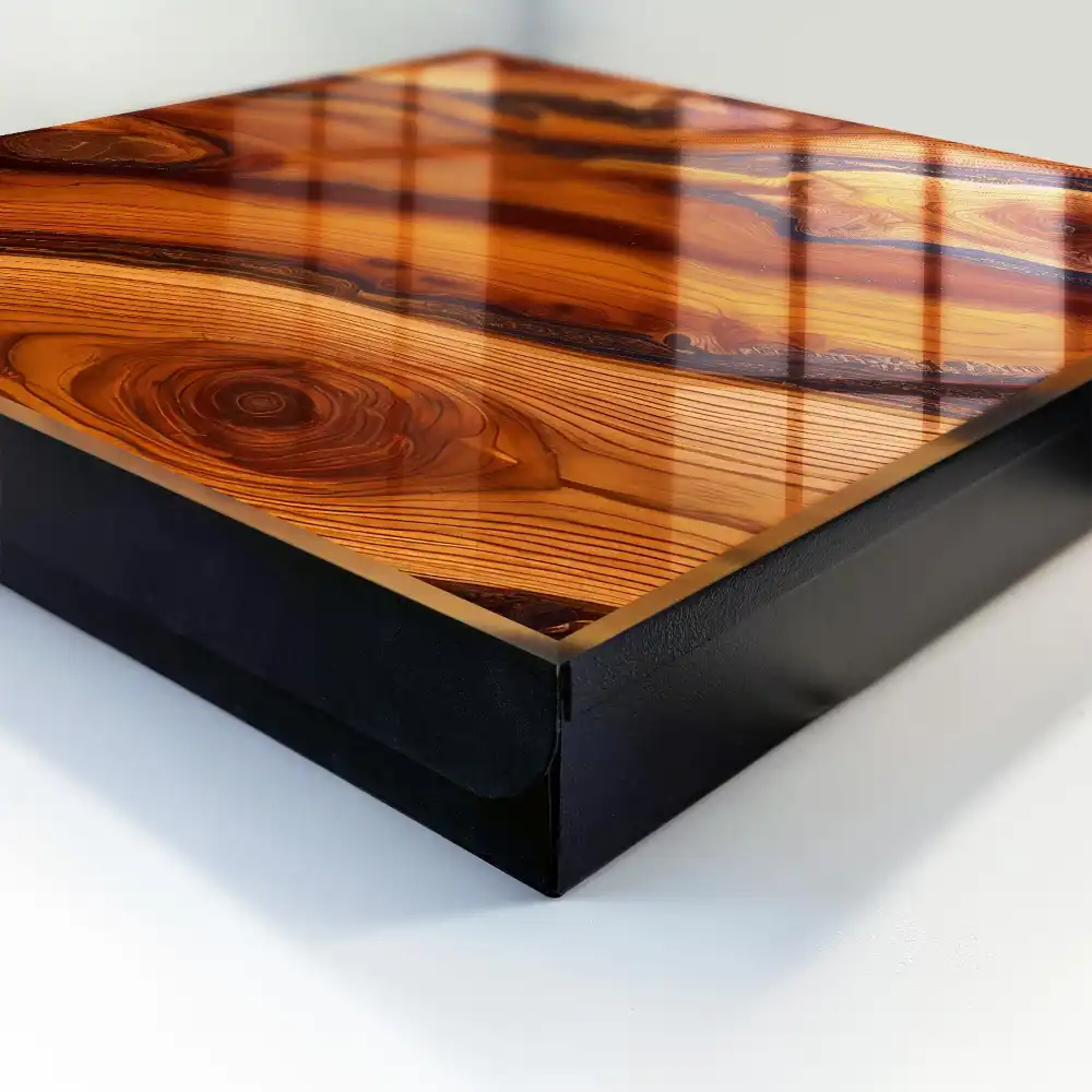 Armoire à clés les vagues organiques du bois enchantent par leur harmonie