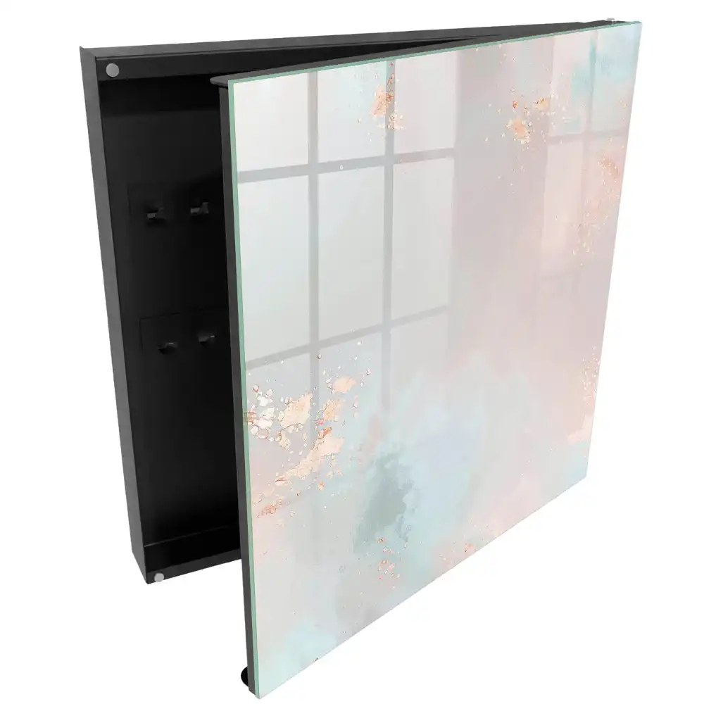 Armoire à clés des touches pastel créent légèreté et harmonie.