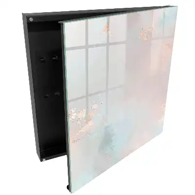 Armoire à clés des touches pastel créent légèreté et harmonie.