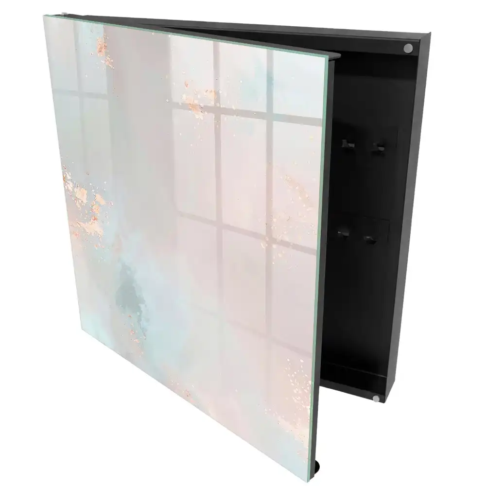 Armoire à clés des touches pastel créent légèreté et harmonie.