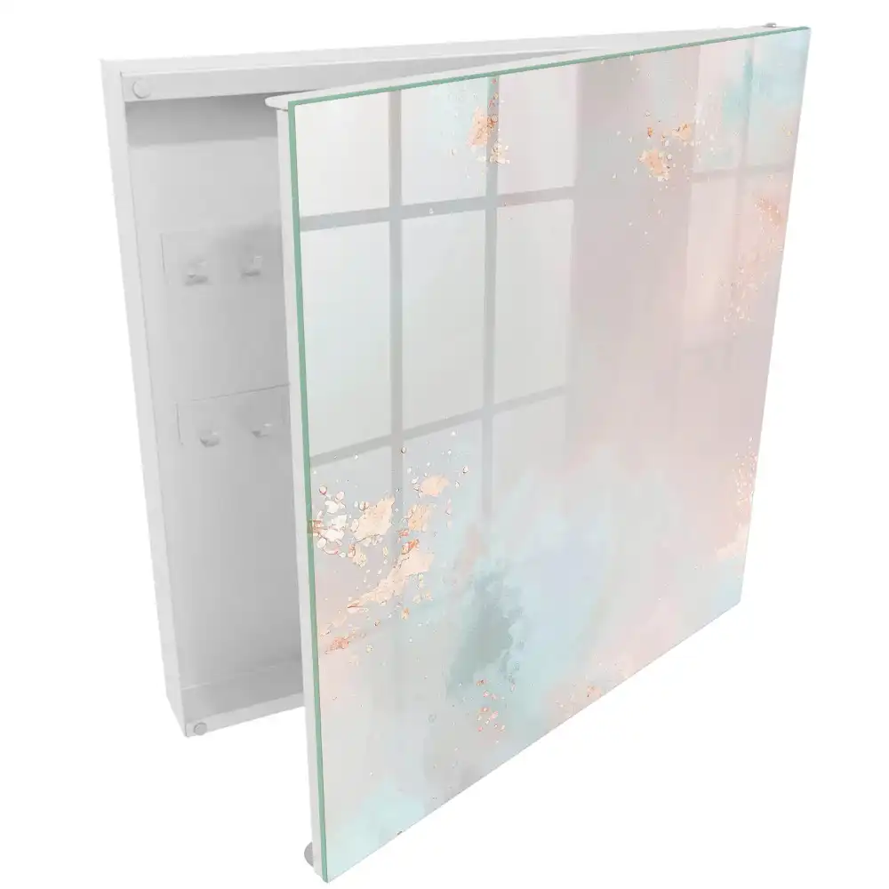 Armoire à clés des touches pastel créent légèreté et harmonie.