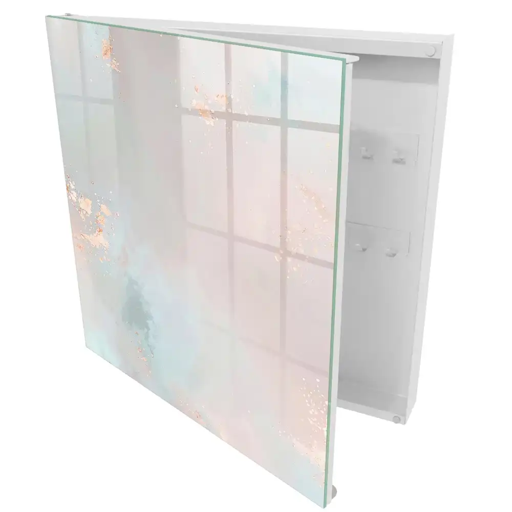Armoire à clés des touches pastel créent légèreté et harmonie.