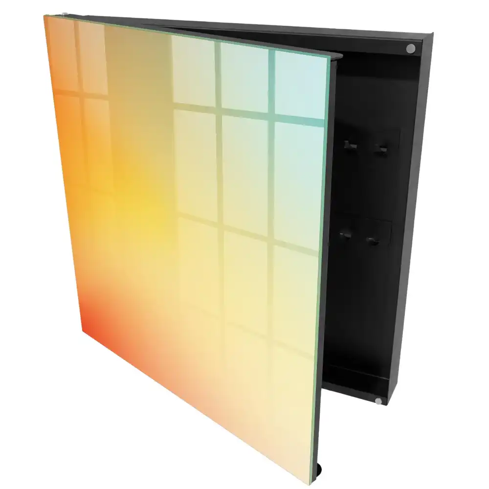 Armoire à clés dégradés pastel transitions de couleurs douces