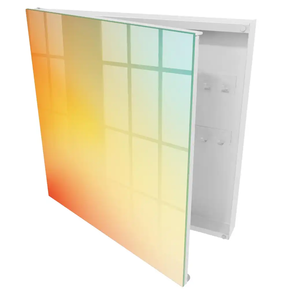 Armoire à clés dégradés pastel transitions de couleurs douces