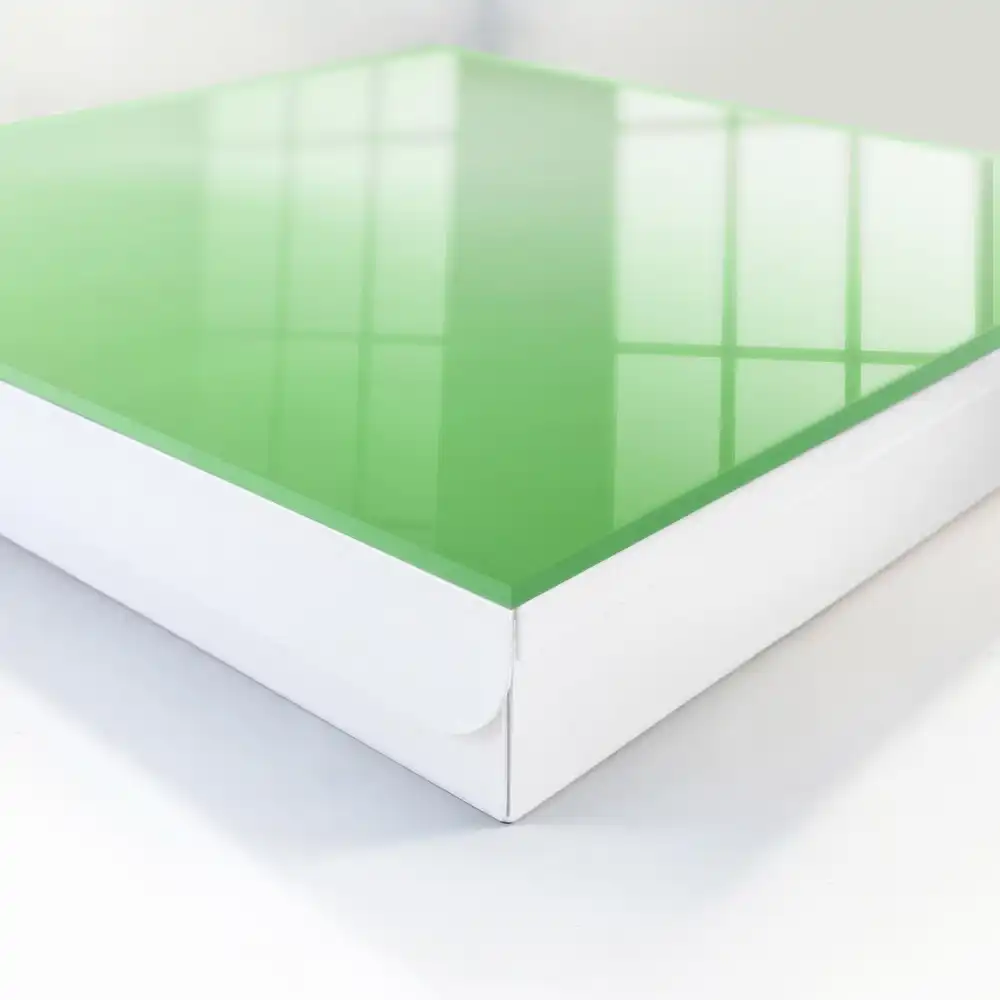 Boîte à clés dégradé délicat de vert une composition apaisante