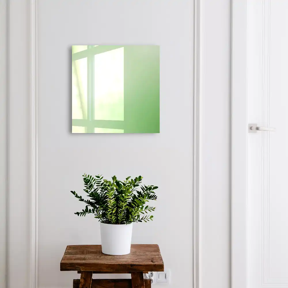 Boîte à clés dégradé délicat de vert une composition apaisante