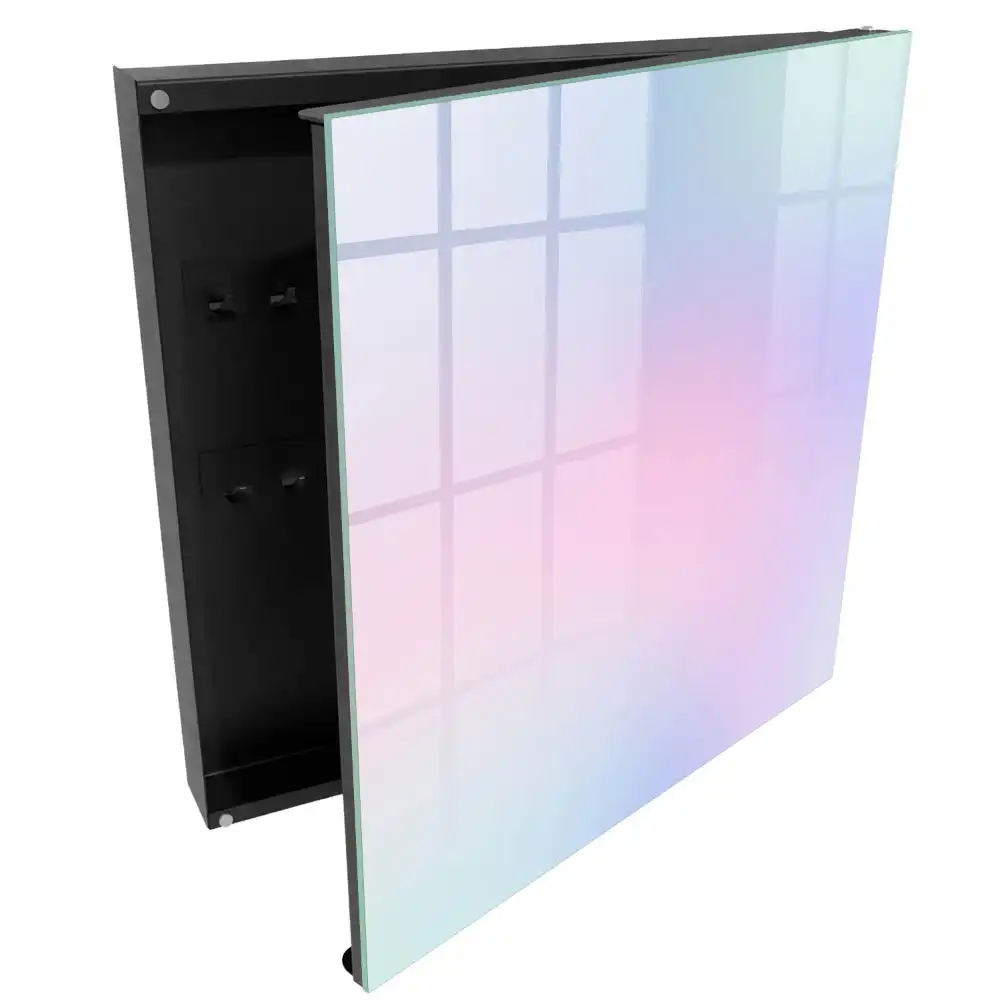 Armoire à clés transitions de couleurs pastel