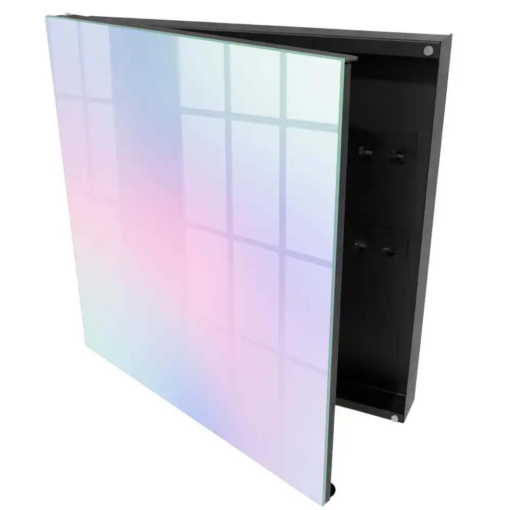 Armoire à clés transitions de couleurs pastel