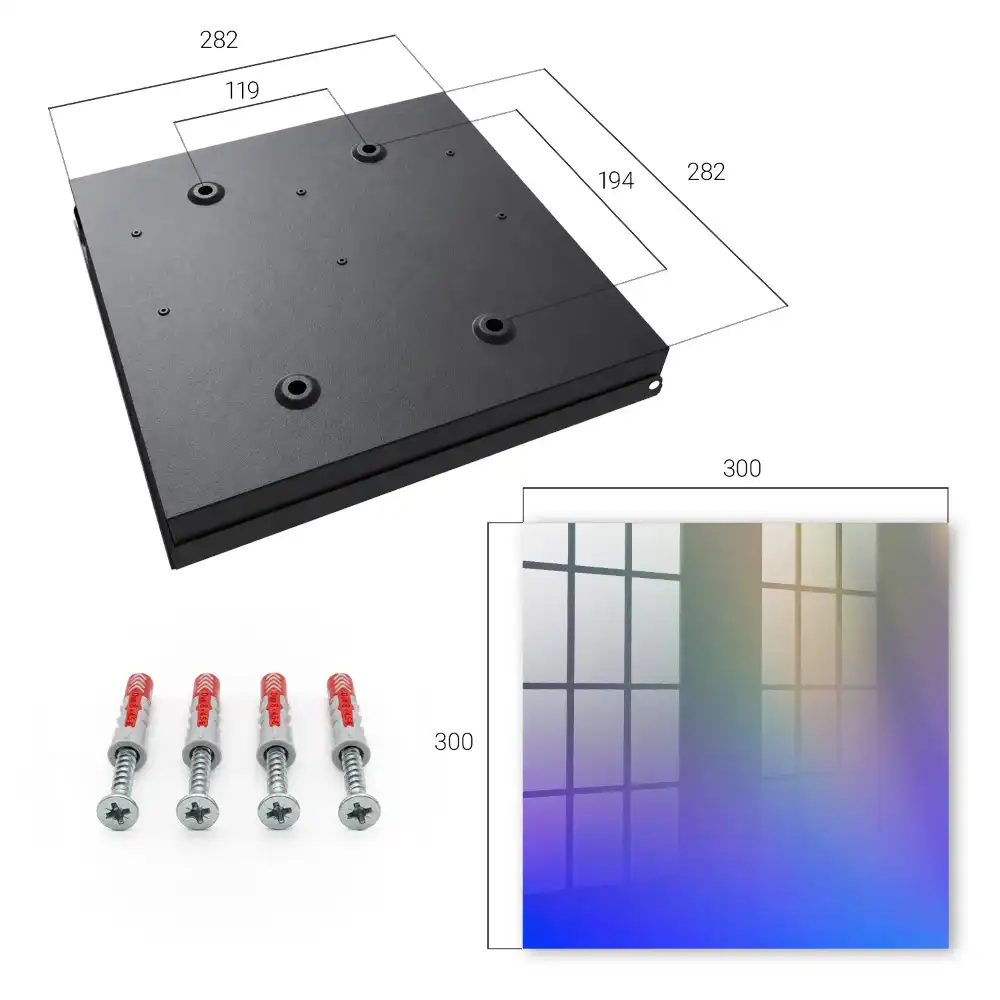 Boîte à clés murale pénétration efficace des couleurs atmosphère relaxante