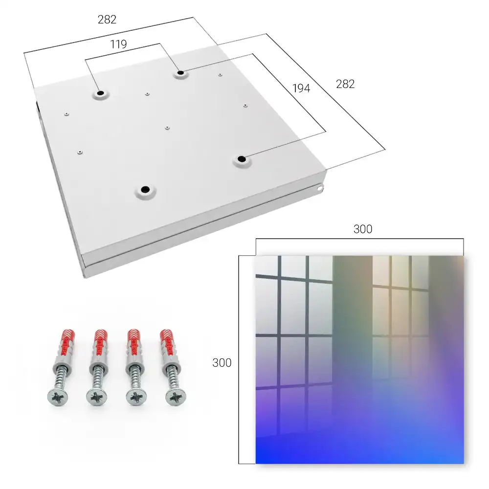 Boîte à clés murale pénétration efficace des couleurs atmosphère relaxante