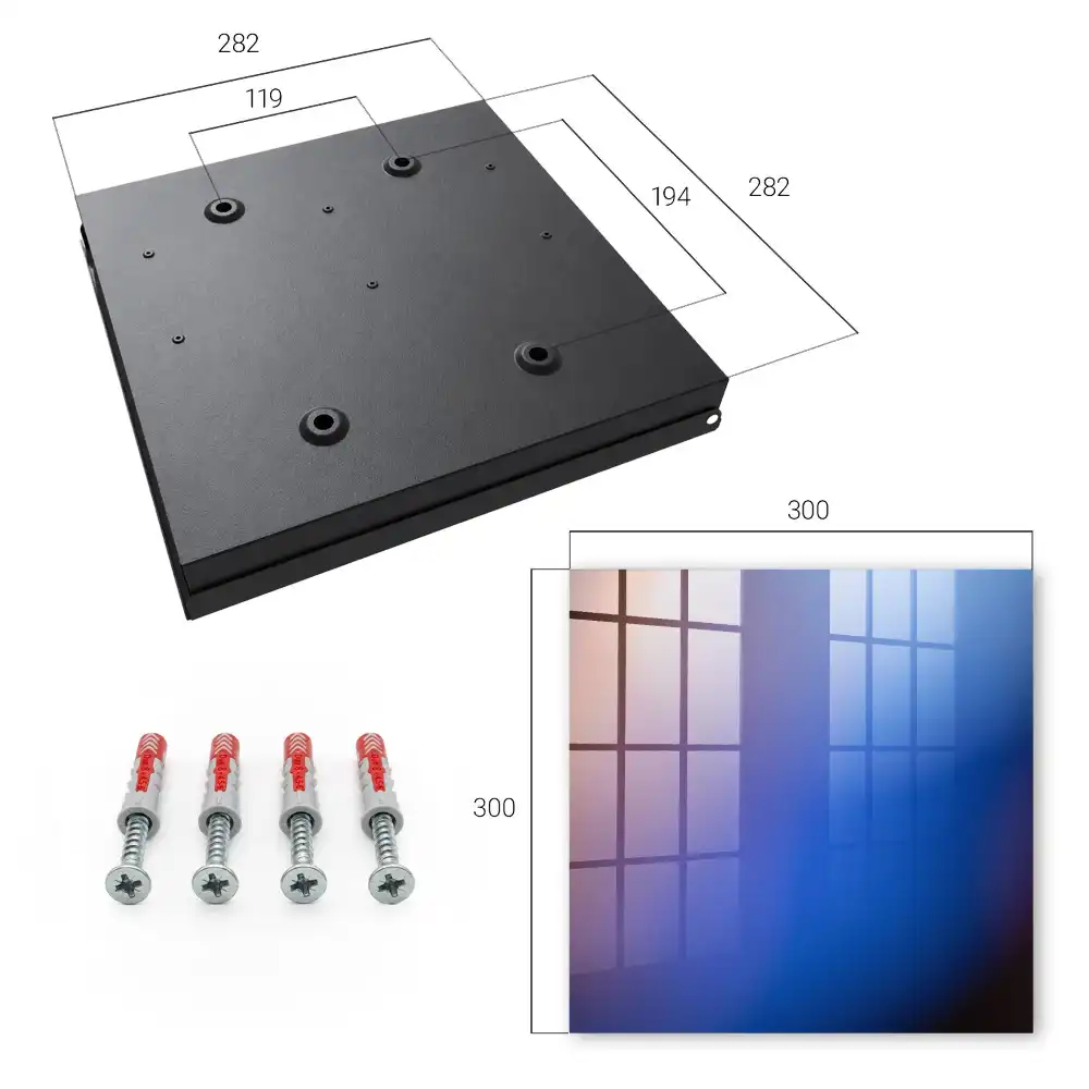 Armoire à clés un jeu coloré d'absorption des couleurs