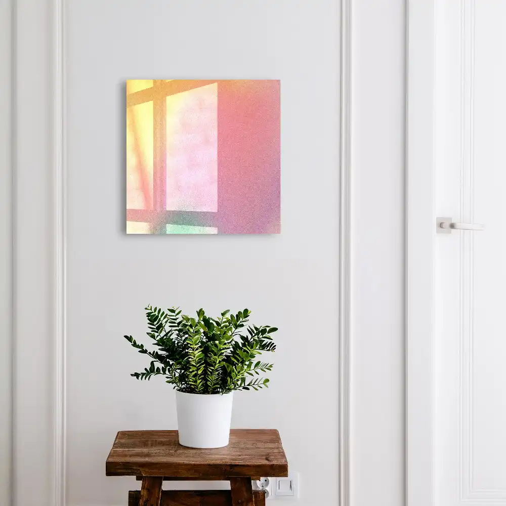 Boîte à clés dégradé pastel aux couleurs vives