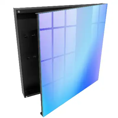 Boîte à clés murale un dégradé de bleu et de violet apportera la paix