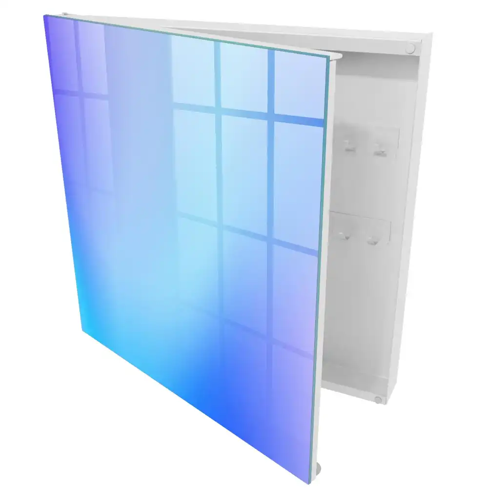Boîte à clés murale un dégradé de bleu et de violet apportera la paix