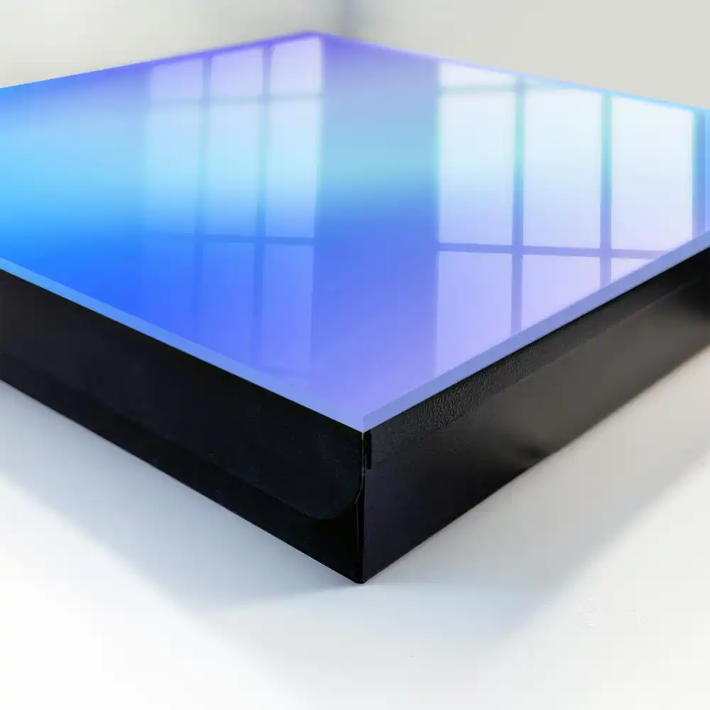 Boîte à clés murale un dégradé de bleu et de violet apportera la paix