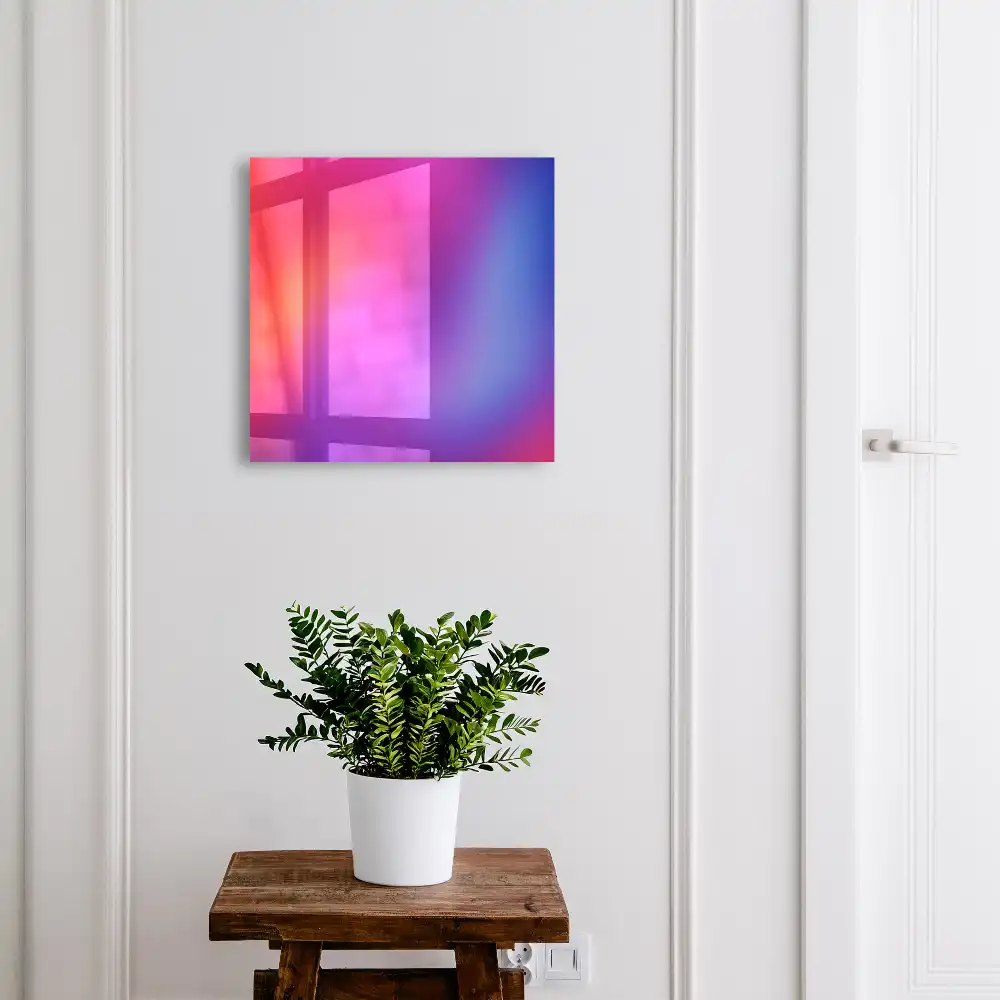 Boîte à clés un mélange envoûtant de rose de violet et de bleu