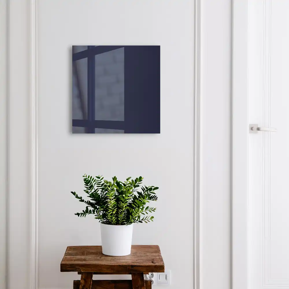 Armoire à clés bleu marine uni moderne et élégant