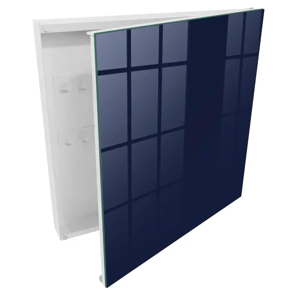Armoire à clés bleu marine uni moderne et élégant