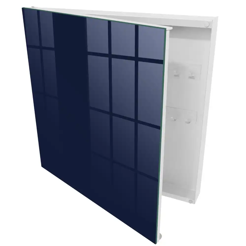 Armoire à clés bleu marine uni moderne et élégant