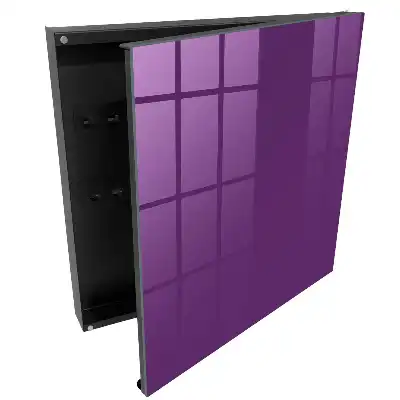 Armoire à clés espace moderne minimaliste violet