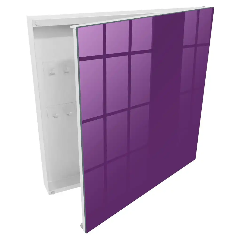Armoire à clés espace moderne minimaliste violet