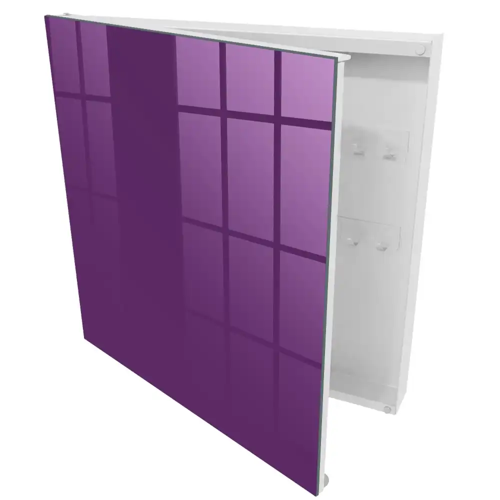 Armoire à clés espace moderne minimaliste violet