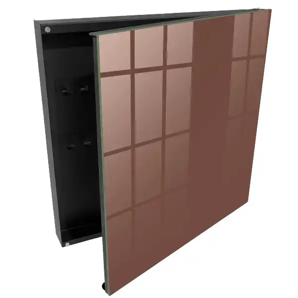 Armoire à clés une teinte brune chaude pleine d'élégance
