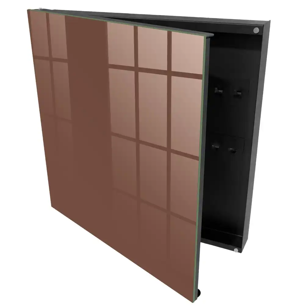 Armoire à clés une teinte brune chaude pleine d'élégance