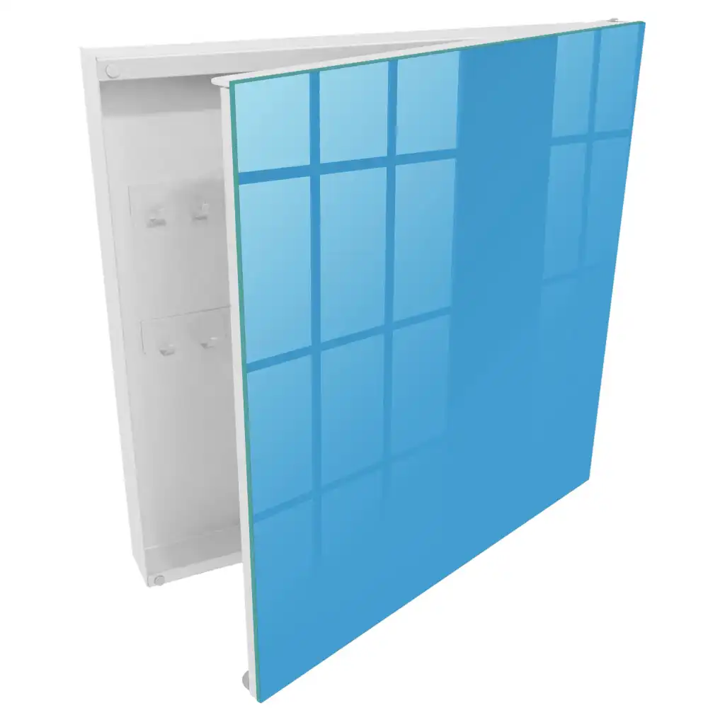 Armoire à clés bleu uni simplicité et élégance