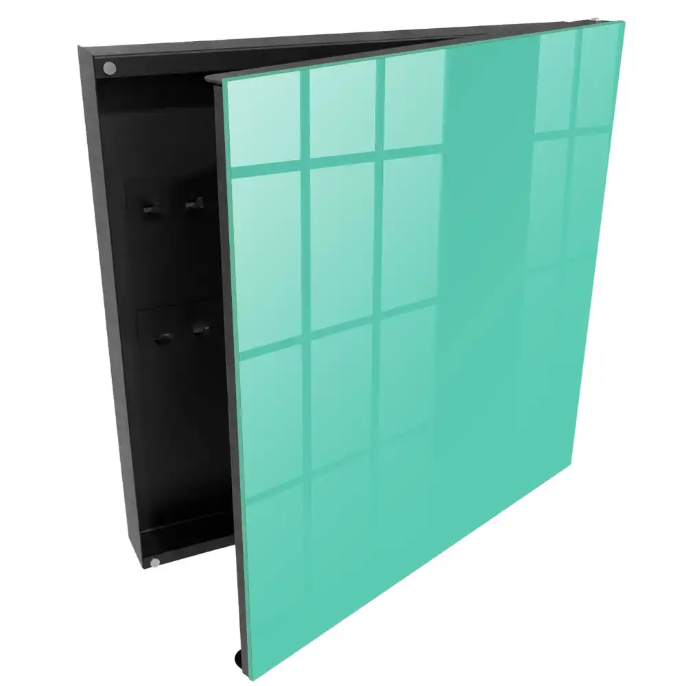 Armoire à clés nuance turquoise minimalisme élégance
